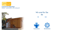 Desktop Screenshot of landarztpraxis.info